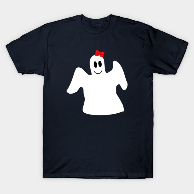 Female funny boo for  Halloween T-Shirt by halazidan